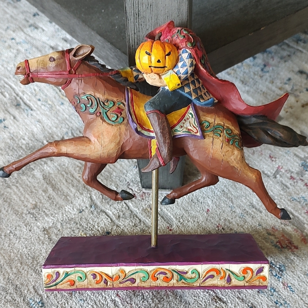 Jim Shore Multicolor Headless Horseman Figurine - Picture 8 of 12